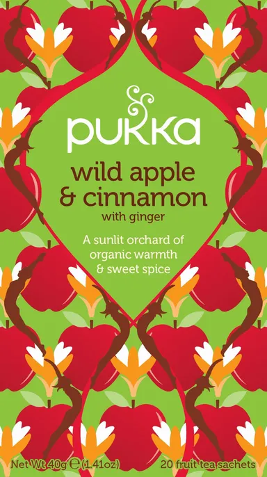 Pukka Pomme Sauvage et Cannelle 20 Sachets