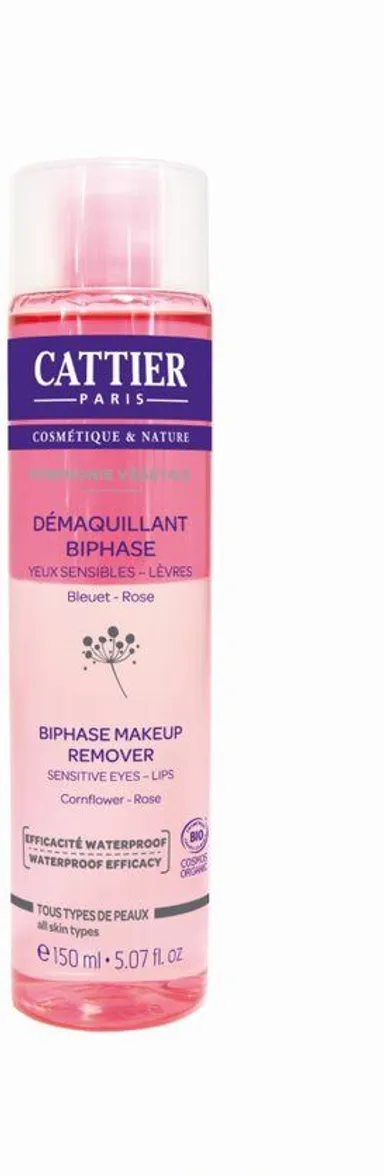 Cattier Démaquillant Biphase Bio 150ml