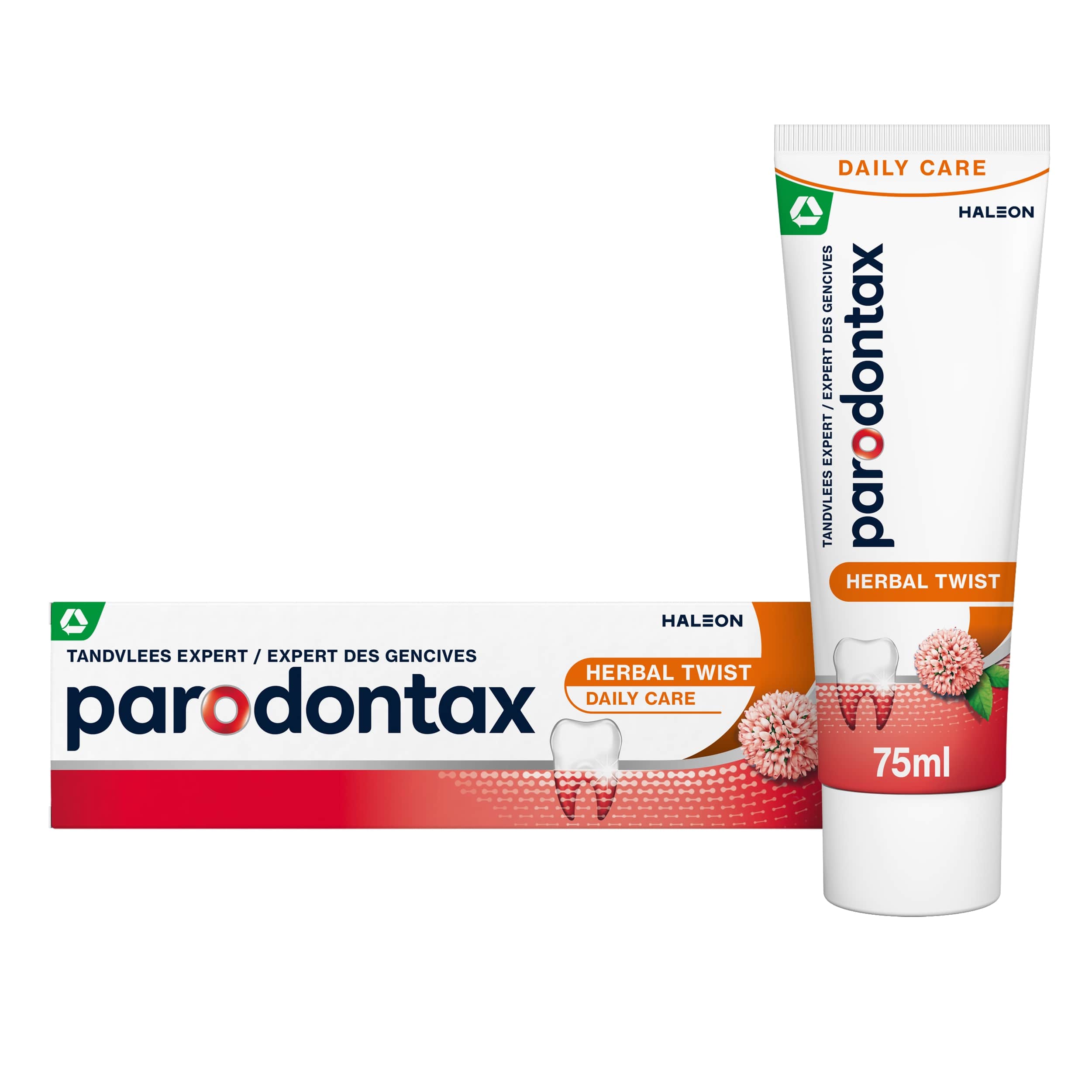 Parodontax Tandpasta Herbal Twist Gember-Munt 75 ml - Parodontax