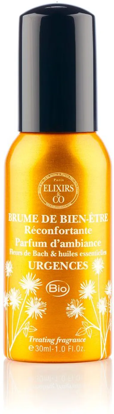 Elixirs Brume Urgence Huiles Essentielles et Fleurs de Bach 30ml