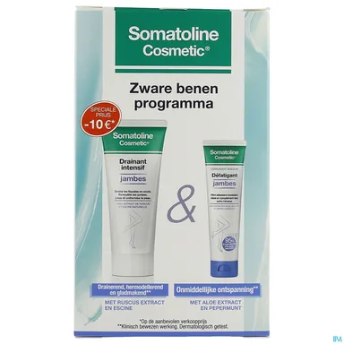 Somatoline Cosmetic Duo Drainant Jambes 200ml + Défatiguant Jambes
