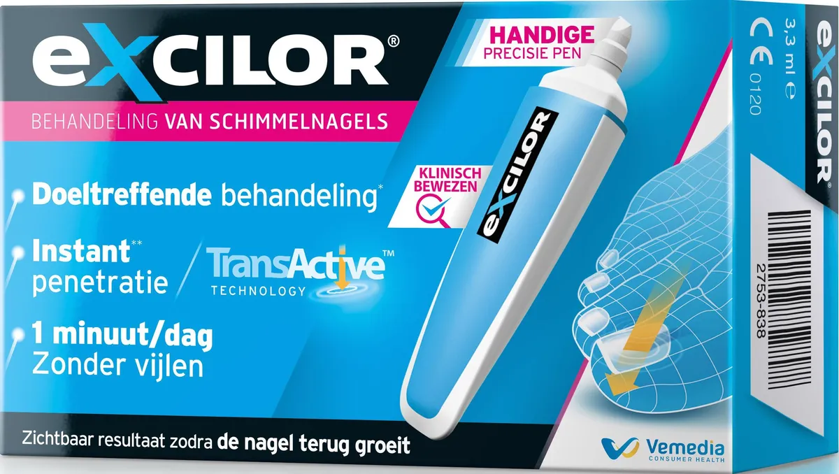 Excilor Stop Nagel aangetast door schimmels 400 toepassingen