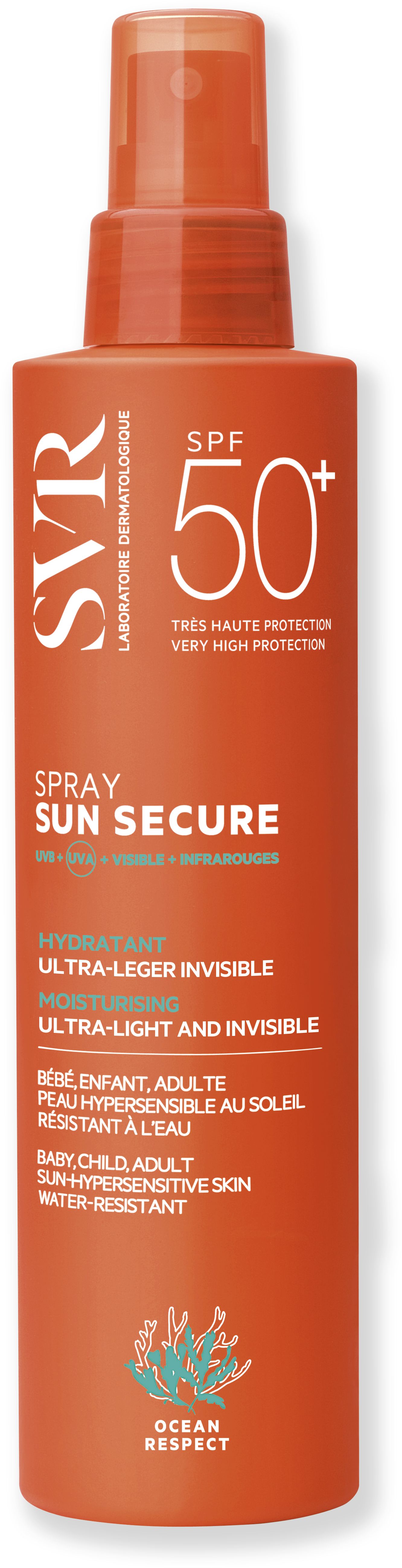 Sun Secure Spray Biologisch Afbreekbaar SPF50+ 200 ml - SVR