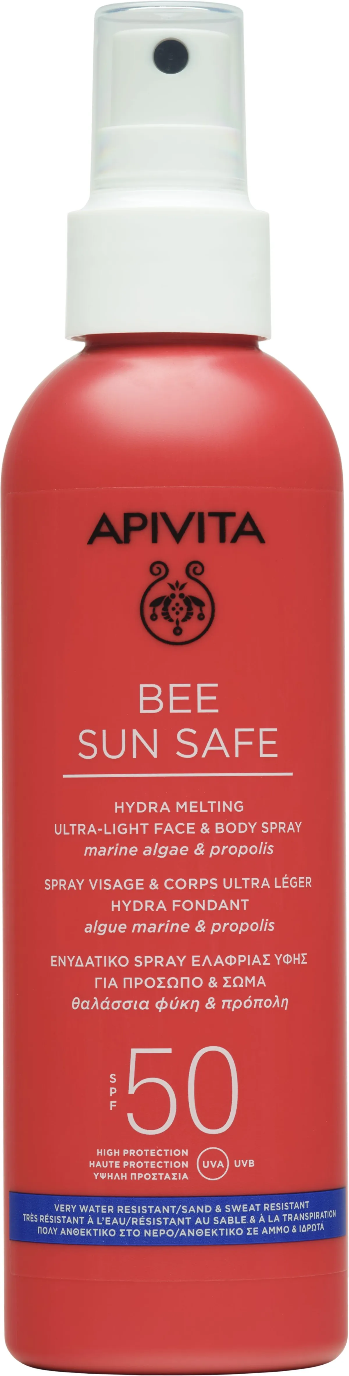 Apivita Hydra Melting Ultra Light Face & Body Spray SPF 50 200 ml
