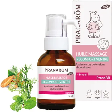 Pranabb Huile Massage Reconfort Ventre 30ml