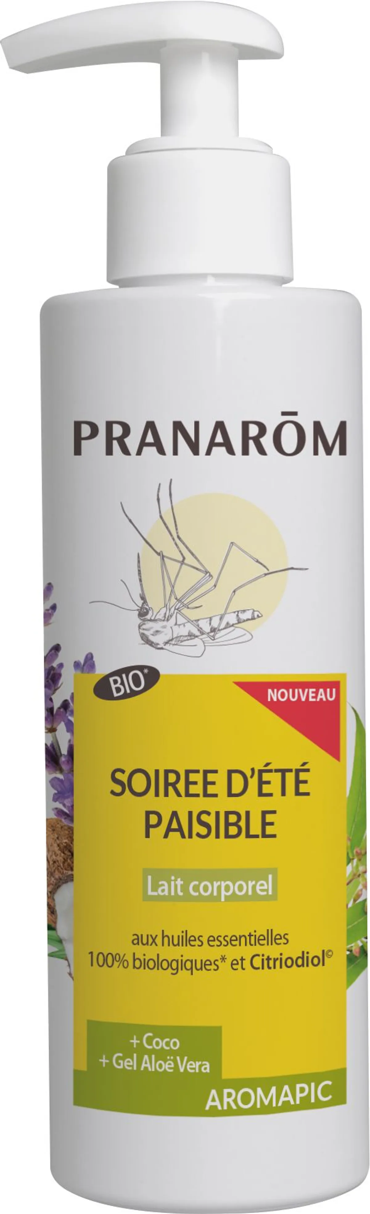 Pranarom Aromapic Lait Corps Soirée Paisible Bio 200ml
