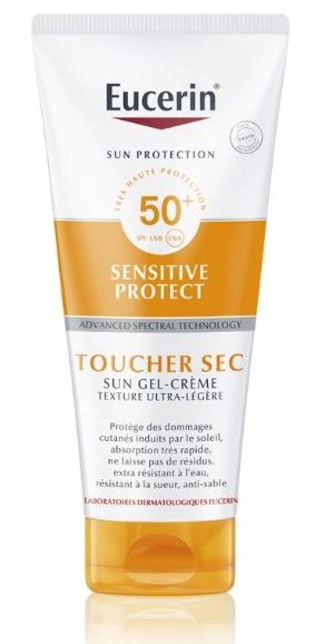 Eucerin Sun Oil Control SPF 50+ Toucher Sec Gel-Crème Texture Ultra-Légère 200ml