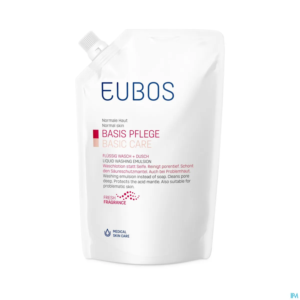 Eubos Vloeibare Zeep Roze Navulling 400ml