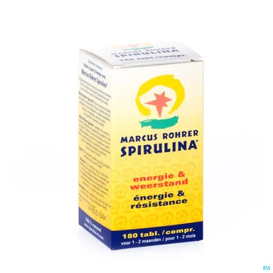 Marcus Rohrer Spirulina Comprimés 180x300mg