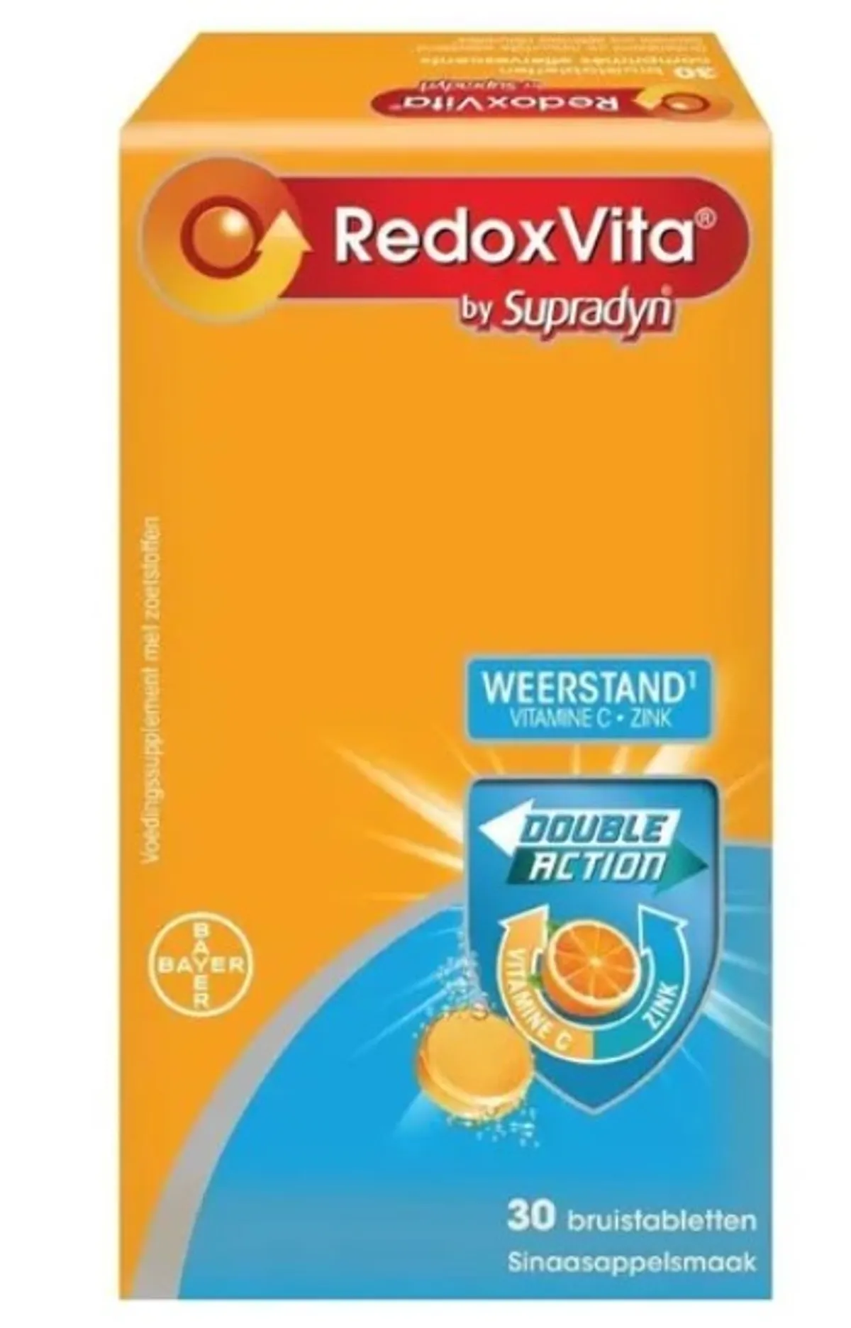 RedoxVita Dubbelle Actie 30 Bruistabletten (Sinaasappel)