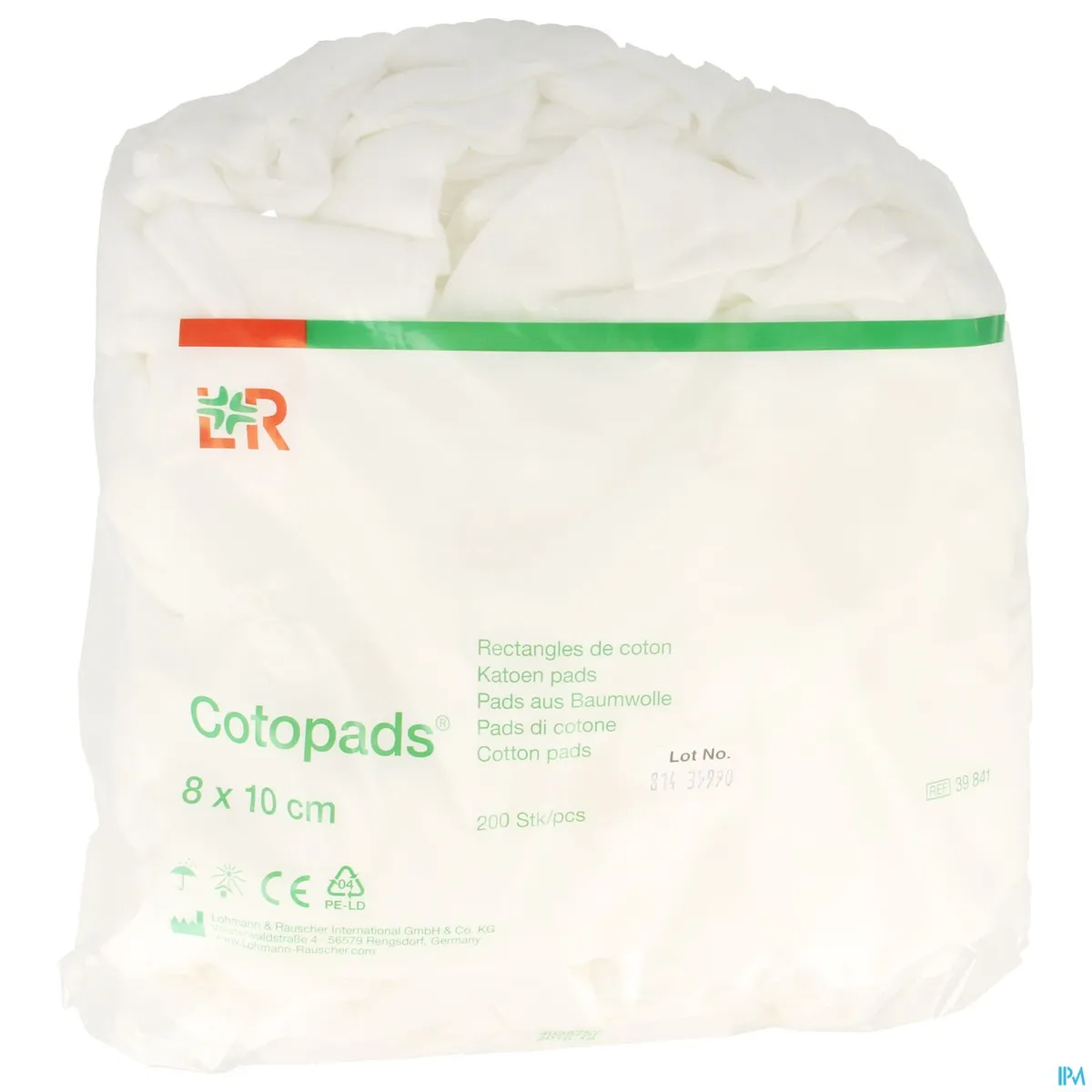 Cotopads Katoen 8x10cm 200 39841
