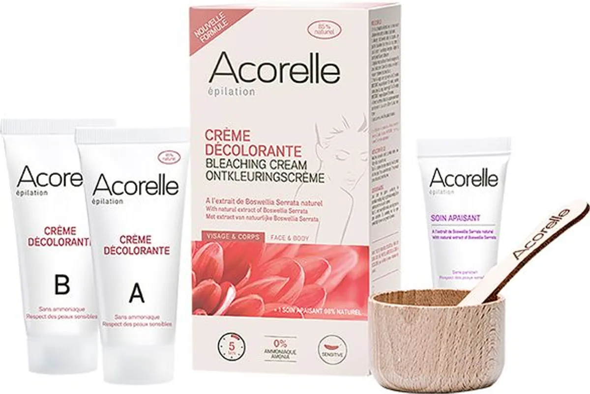 Acorelle Ontkleuringscr + 1 A/roodheid30ml+30ml