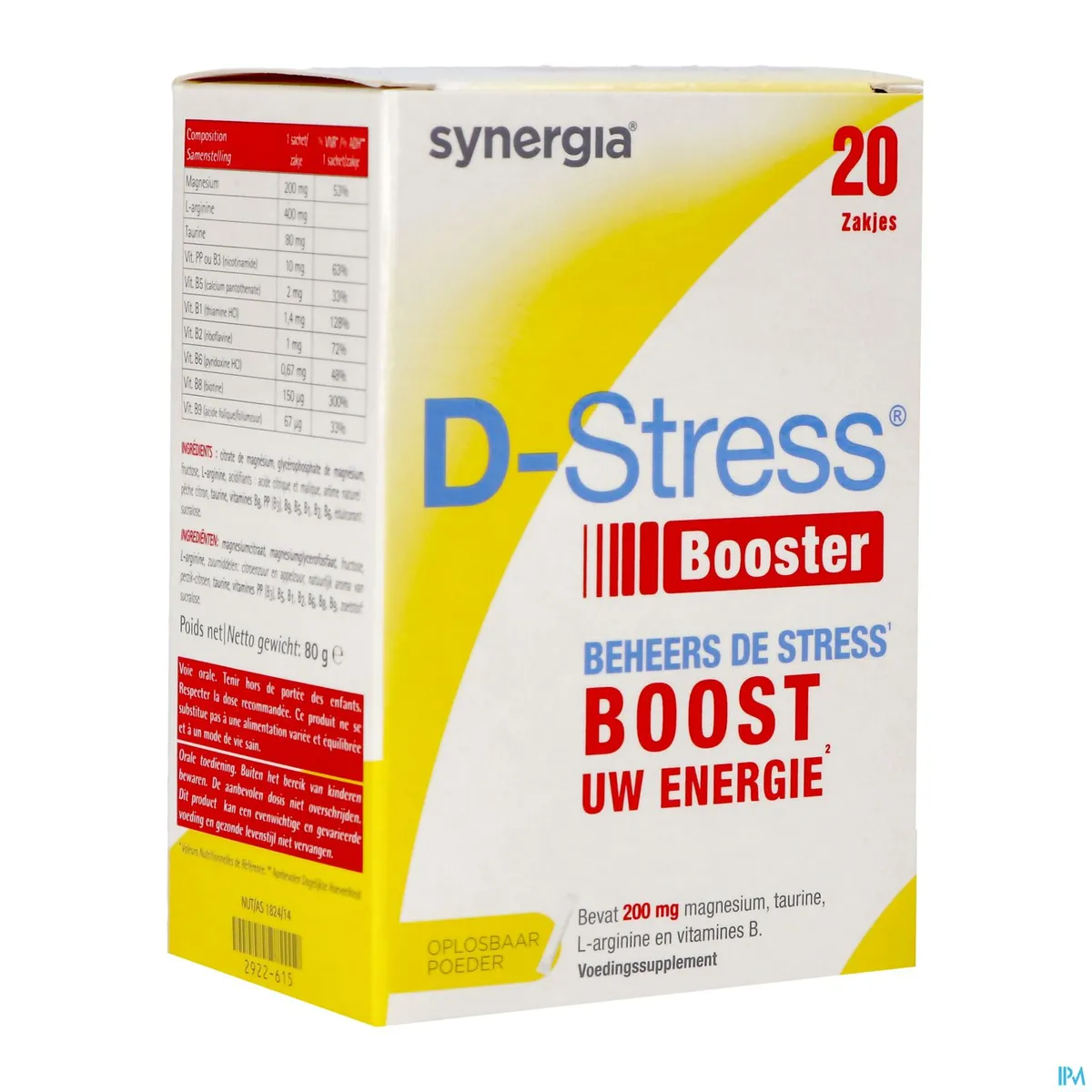 D-Stress Booster 20 Zakjes met Poeder