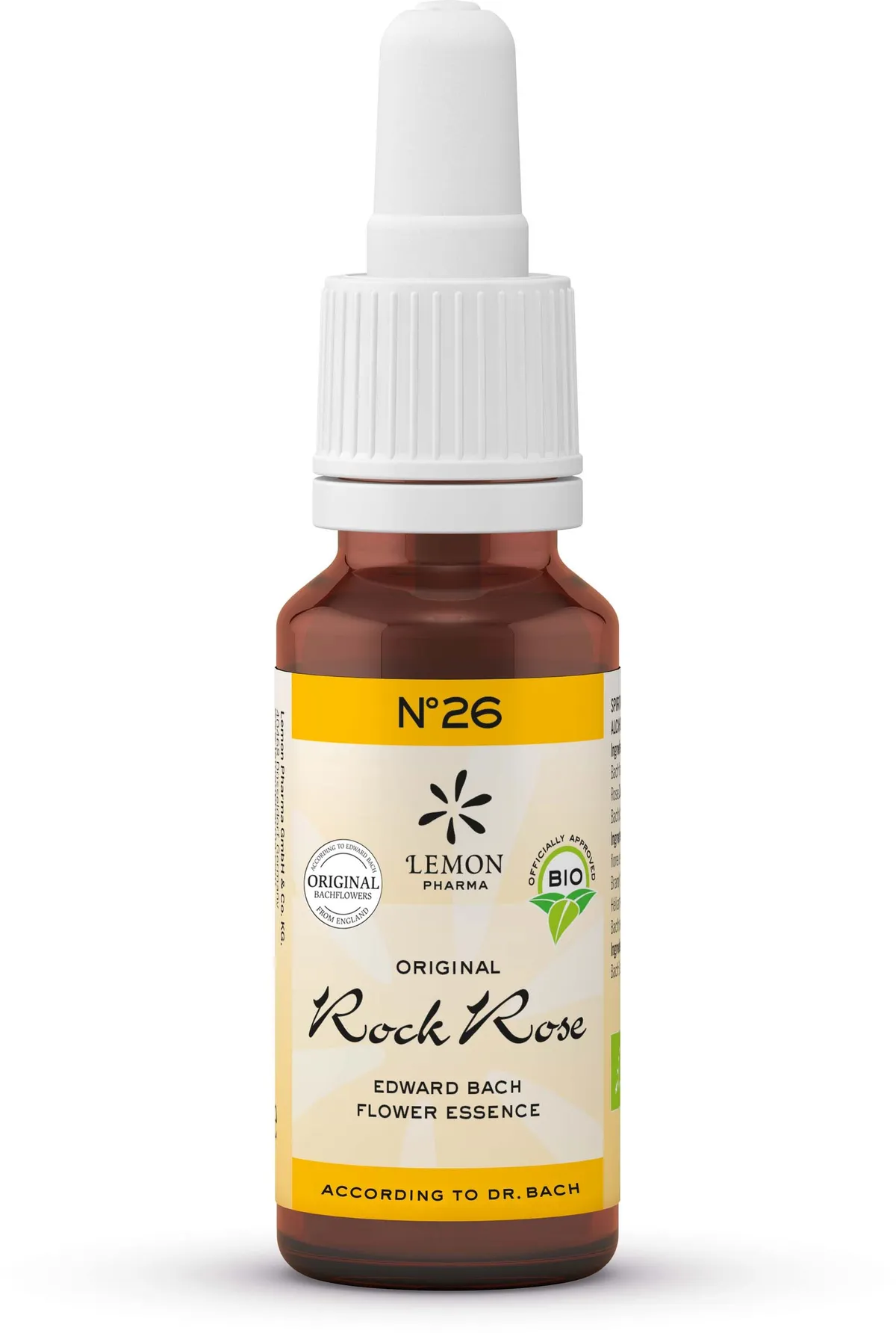 Dr. Bachbloesems (Lemon Pharma) Bio N26 Rock Rose 20ml