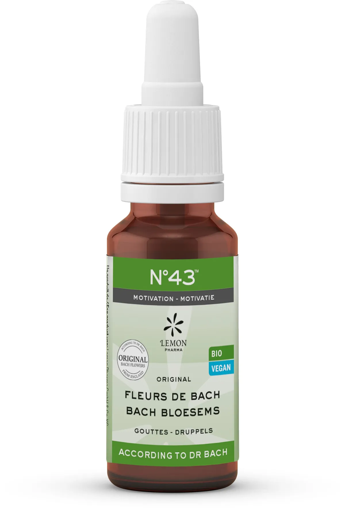 Dr. Bachbloesems (Lemon Pharma) Bio N43 Motivation 20ml