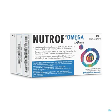 Nutrof Omega Voedingssupplement 60 Capsules