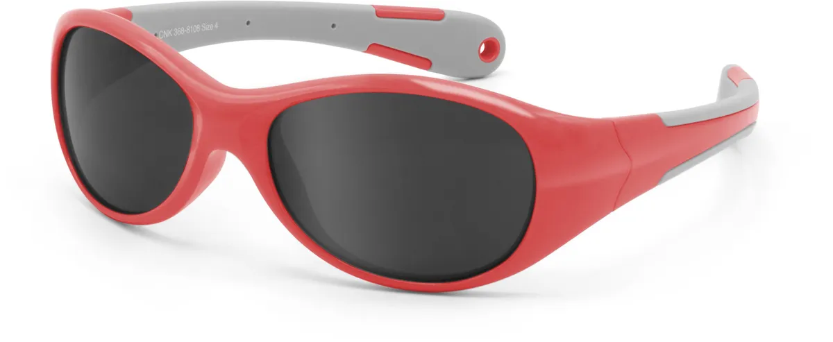 Eureka Care Lunette Soleil Enf. Rouge-gris 4-12ans