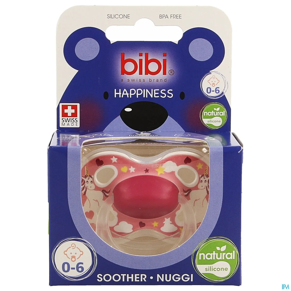Bibi Happiness Fopspeen Natural Stardust (van 0 tot 6 maanden)