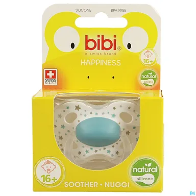 Bibi Happiness Fopspeen Natural Stardust (+16 maanden)