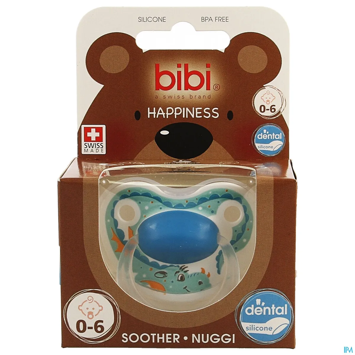 Bibi Happiness Tandfopspeen Stardust (van 0 tot 6 maanden)