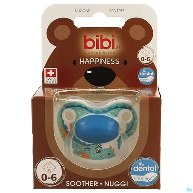 Bibi Happiness Tandfopspeen Stardust (van 0 tot 6 maanden)