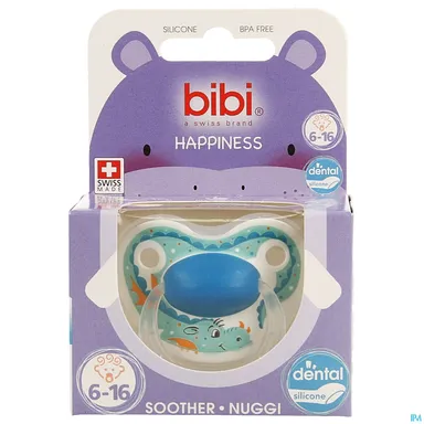Bibi Happiness Sucette Dental Stardust (de 6 à 16 mois)