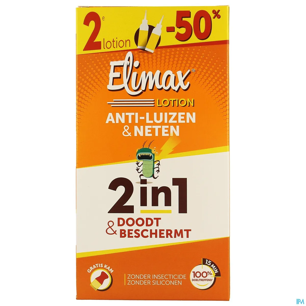 Elimax Lotion Anti-Poux 2 x 100ml (2ème à - 50%)