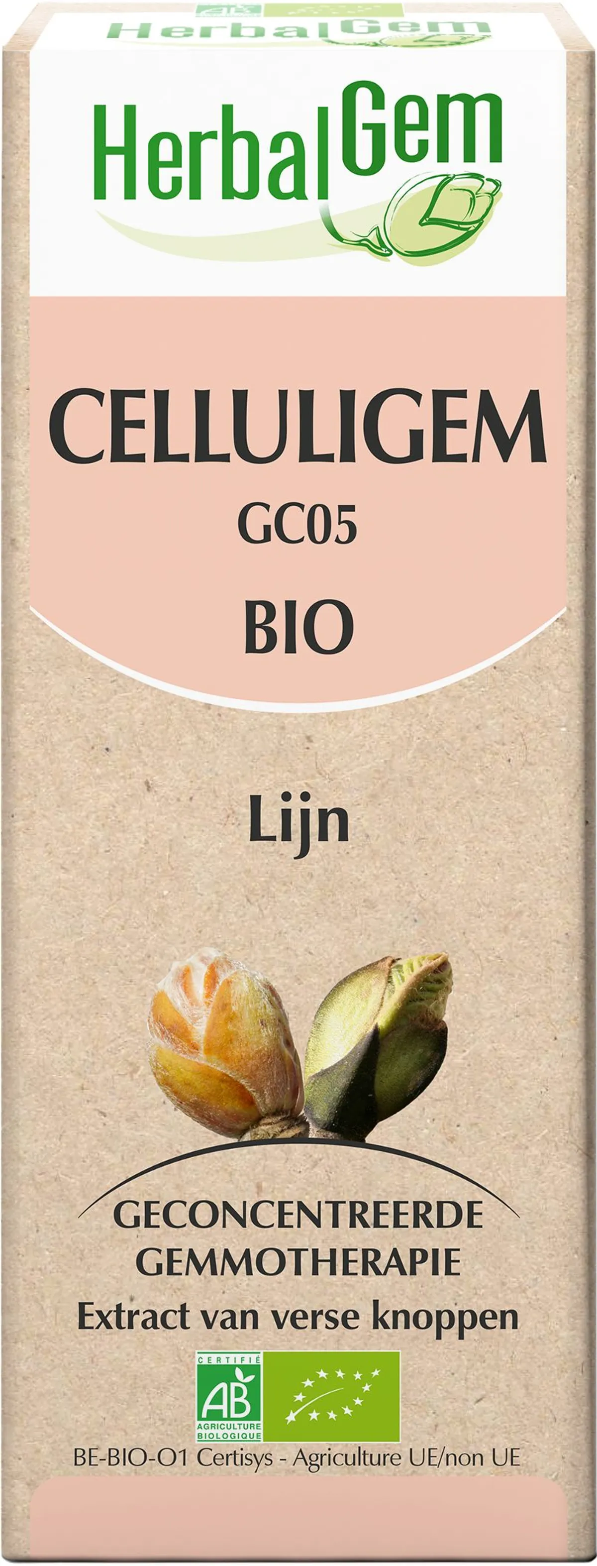 Herbalgem Celluligem Complex Lijn BIO Druppels 50ml