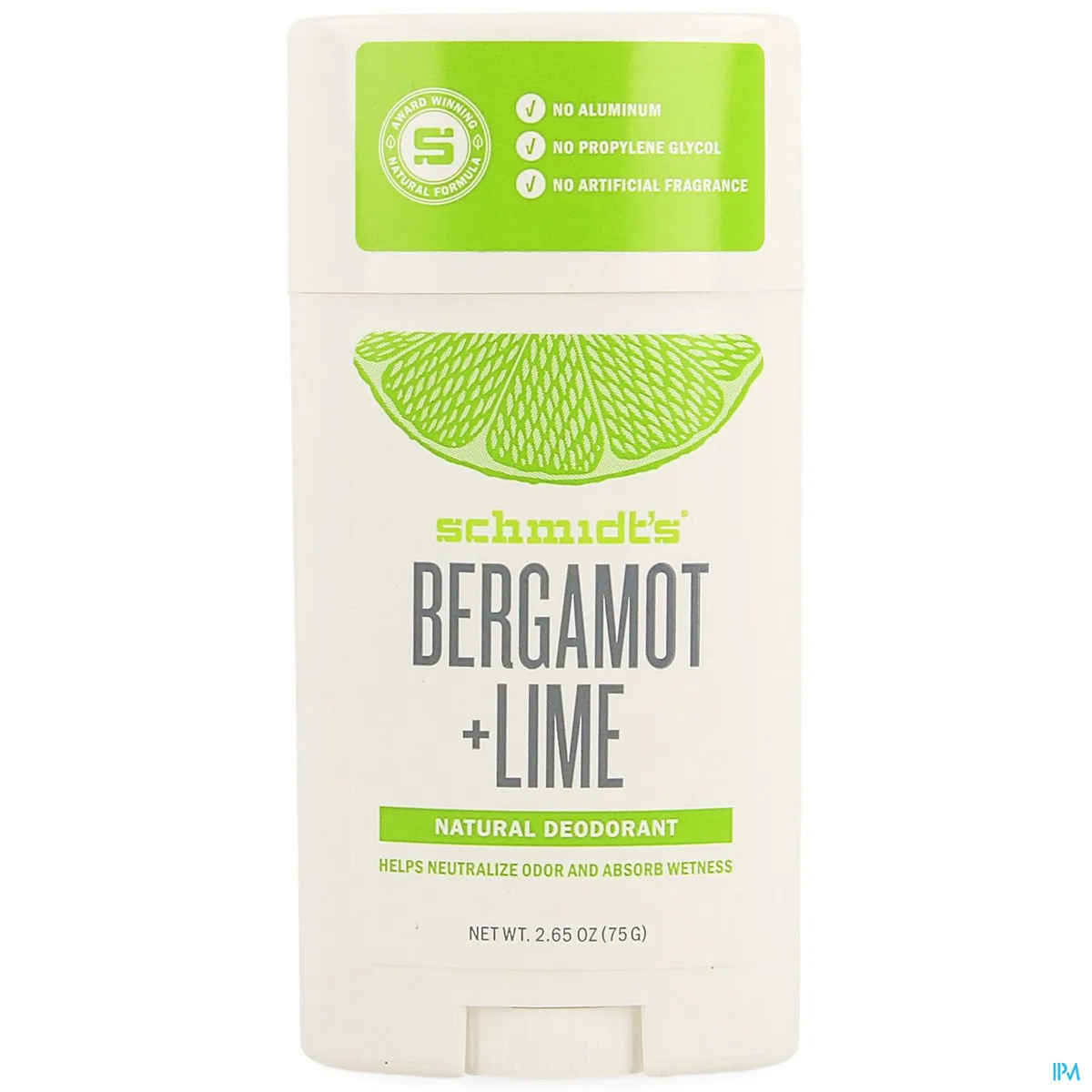 Schmidt's Déodorant Bergamot & Citron vert 75g