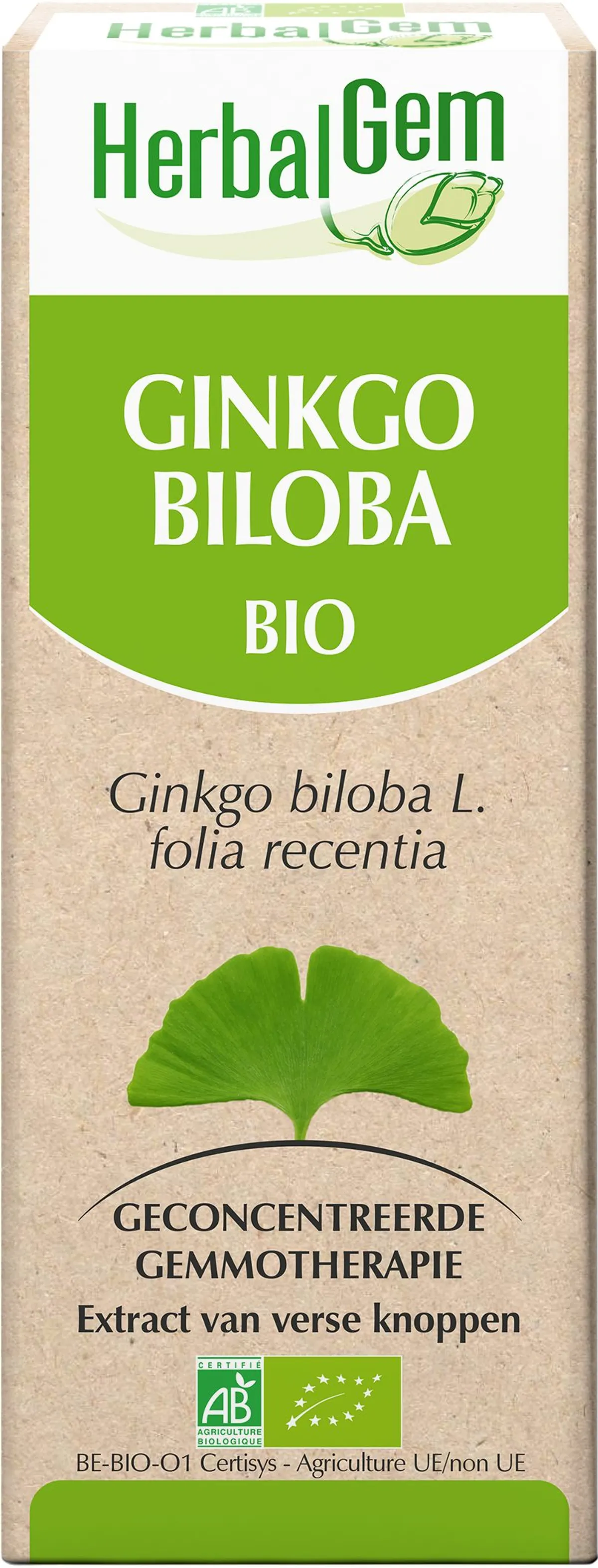 Herbalgem Ginkgo Biloba Maceraat 50ml