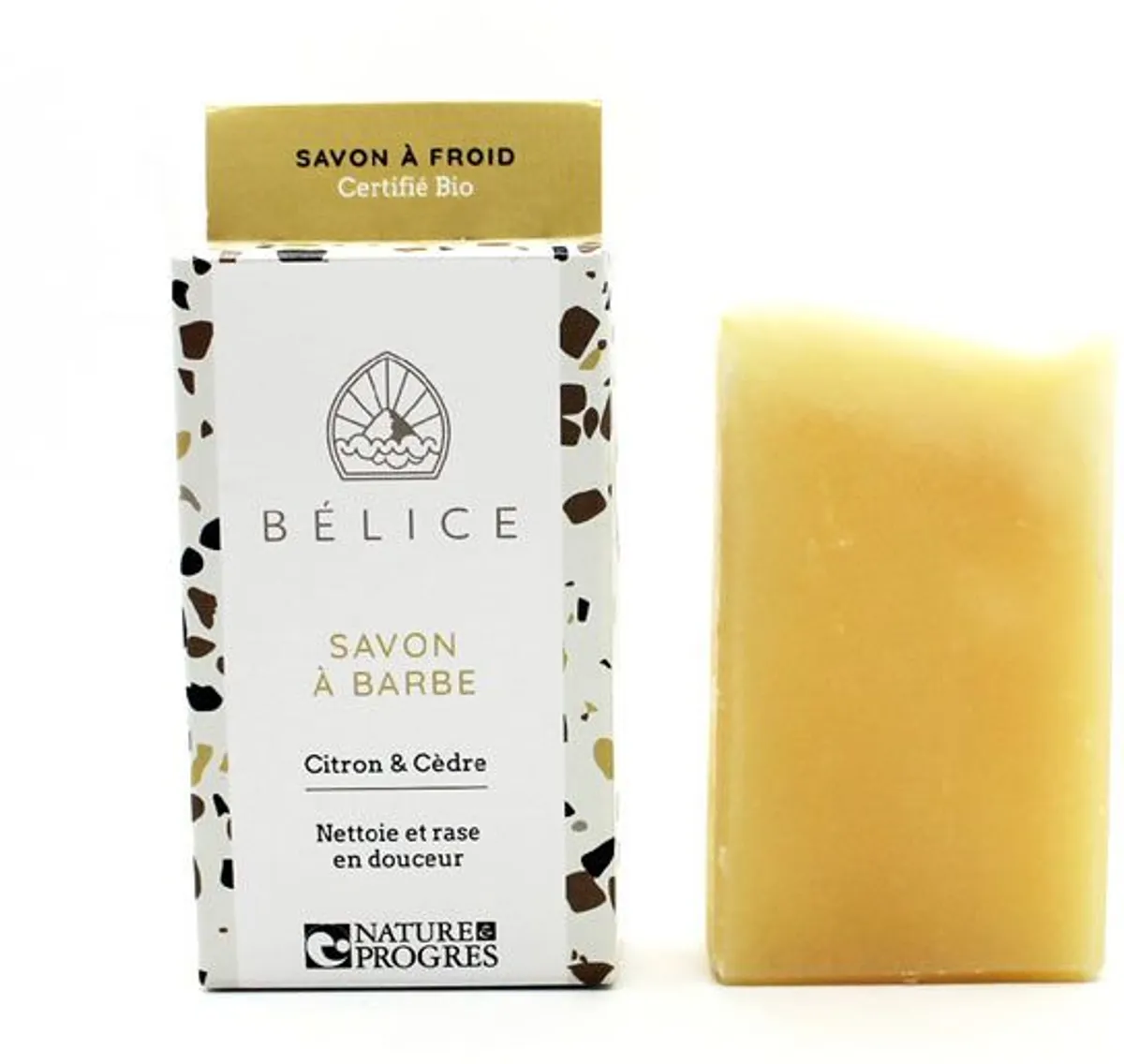 Belice Savon Barbe Savon Froid Bio 100g