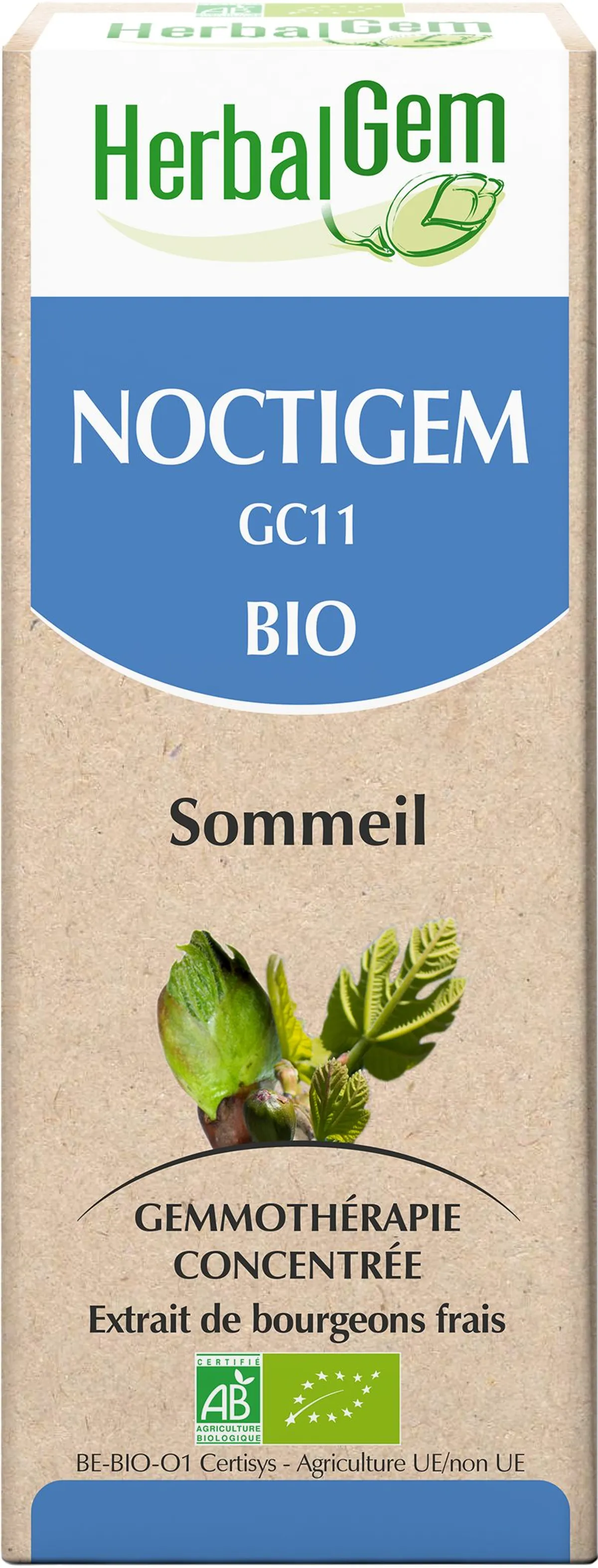 Herbalgem Noctigem Complexe Sommeil BIO Gouttes 50ml
