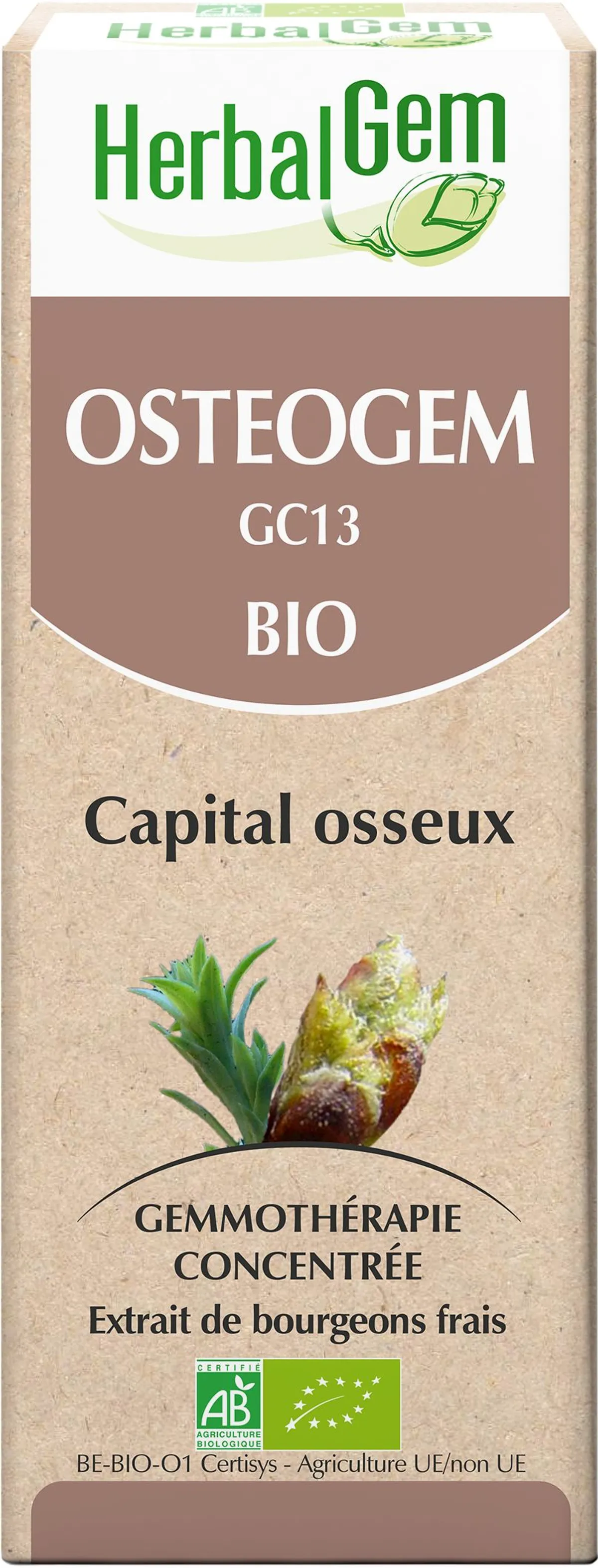 Herbalgem Osteogem Complexe Capital Osseux BIO Gouttes 50ml