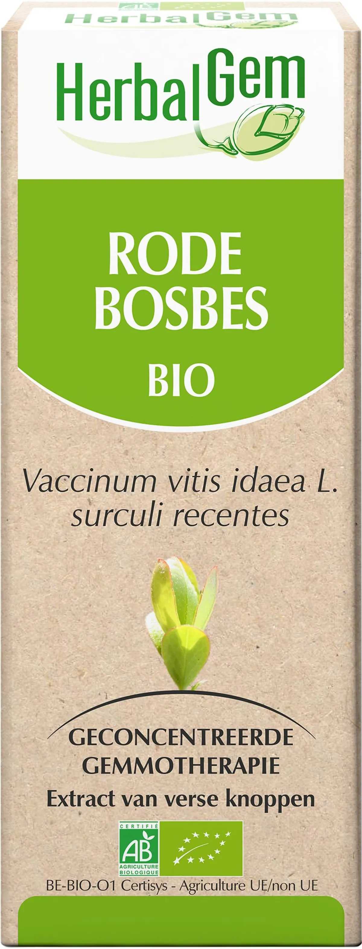 Herbalgem Rode Bosbes Maceraat 15ml