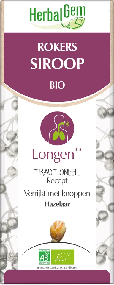 Herbalgem Rokerssiroop BIO 50ml
