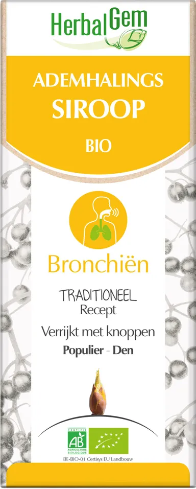Herbalgem Ademhalingssiroop BIO 250ml