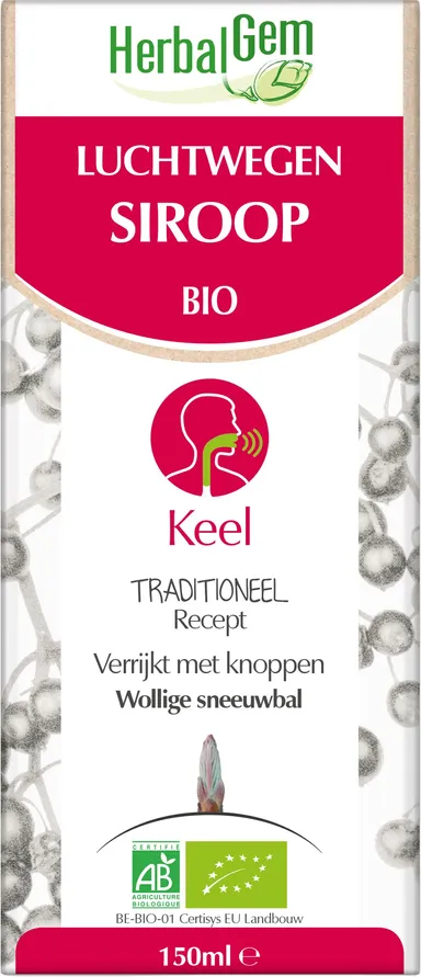 Herbalgem Luchtwegen-Siroop BIO 150ml