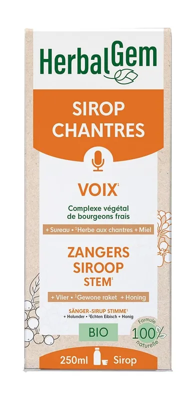 Herbalgem Zangerssiroop BIO 250ml