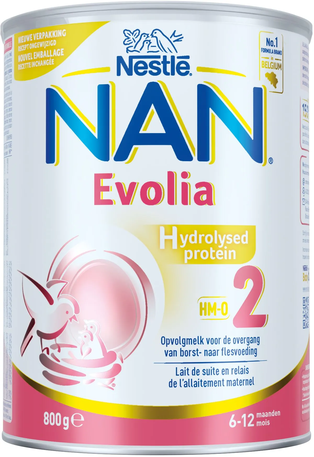 NESTLÉ NAN Evolia HP 2 Opvolgmelk Baby 6+ Maanden 800g