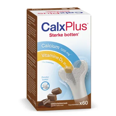 CalxPlus Chocolade 60 Tabletten