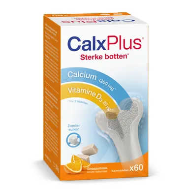 CalxPlus Sinaasappel 60 Tabletten
