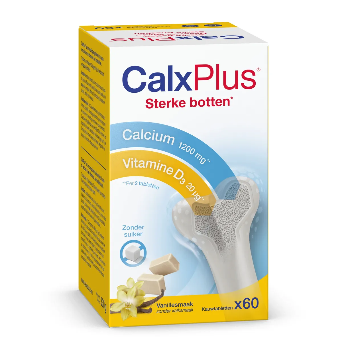 CalxPlus Vanille 60 Tabletten