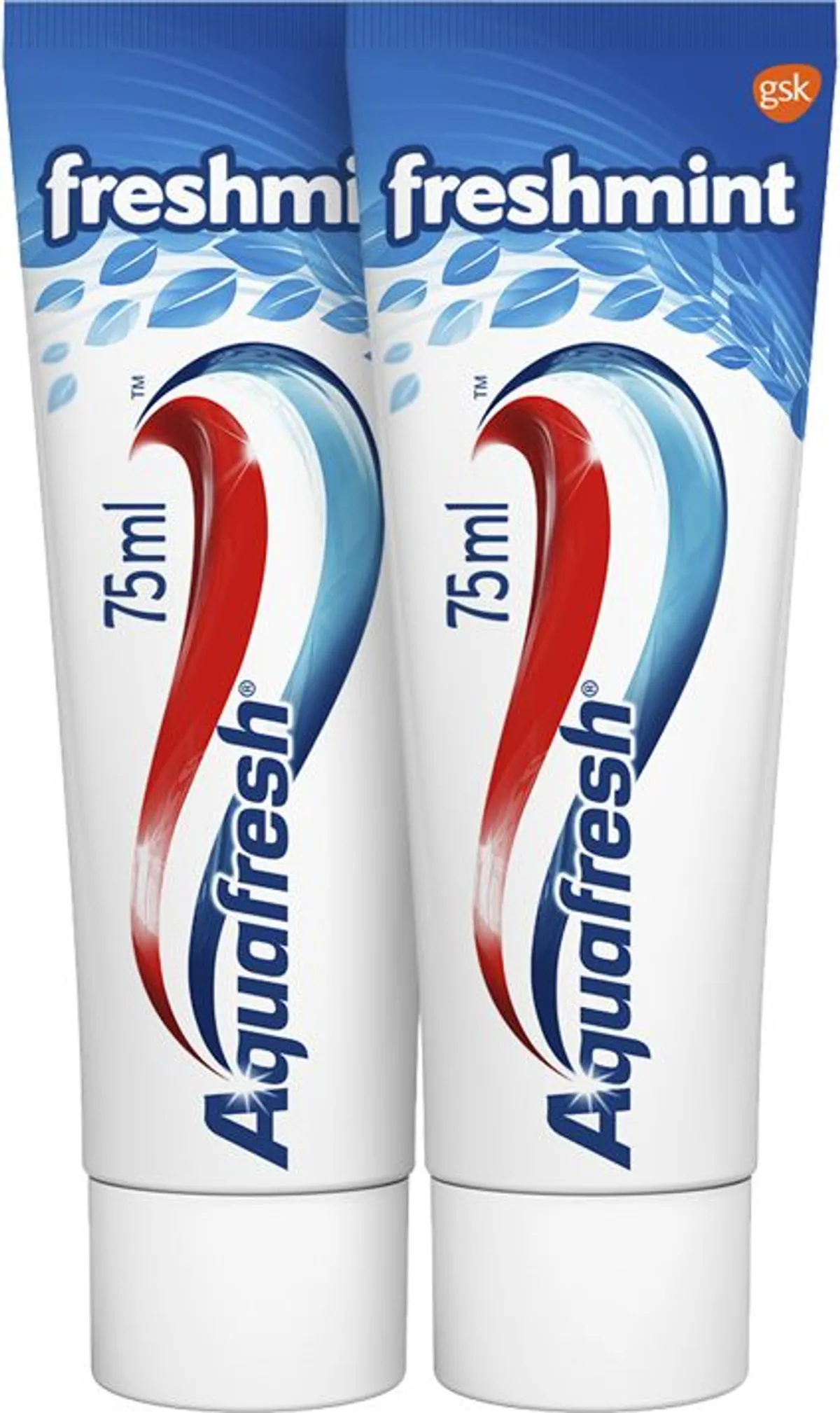 Aquafresh Freshmint Dentifrice 2x75ml