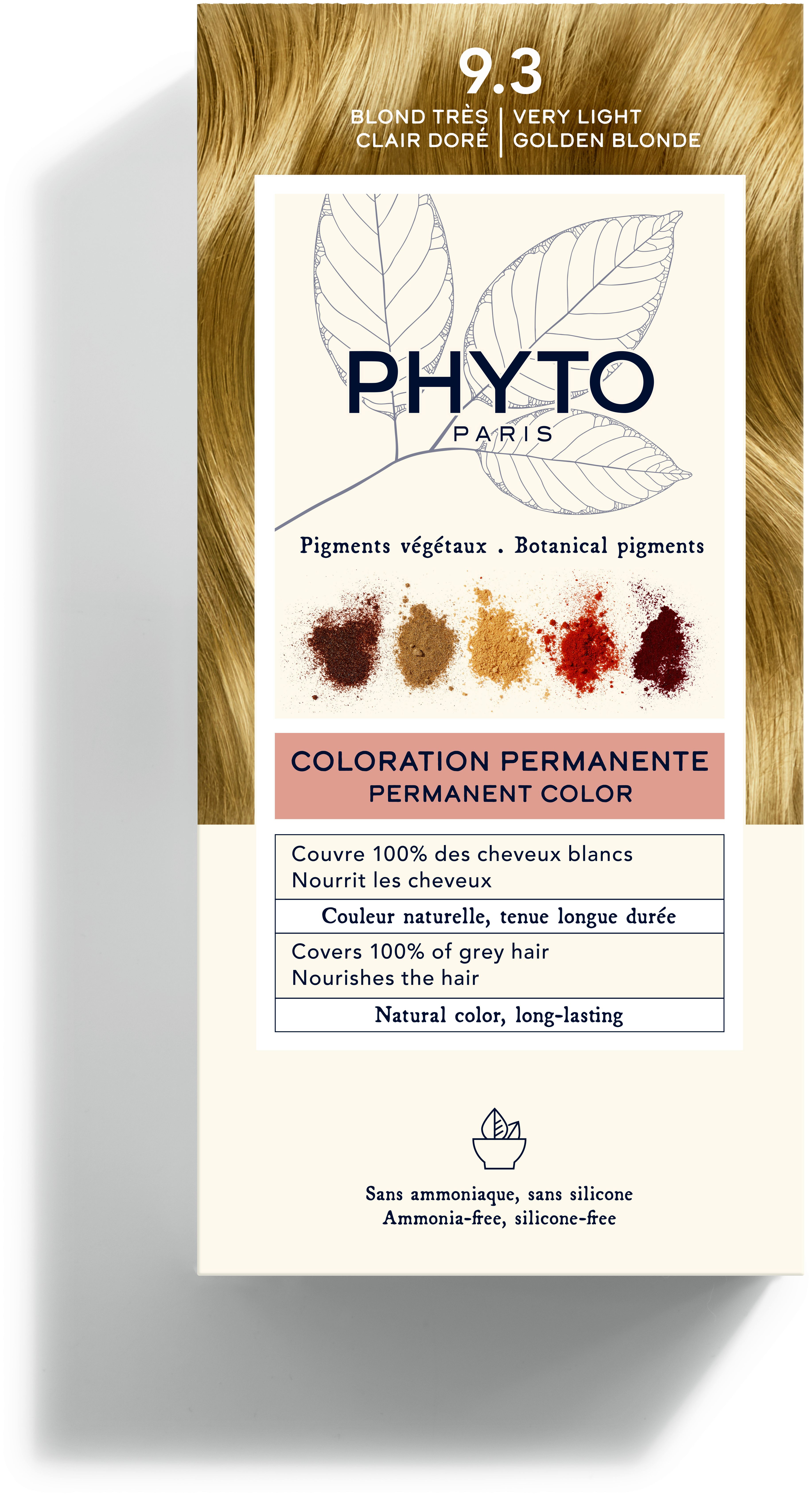 Phytocolor 9.3 Zeer Licht Goudblond - PHYTO