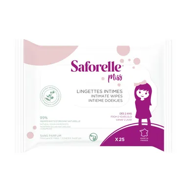 Saforelle Miss Intieme Doekjes Biologisch Afbreekbaar 25 Stuks