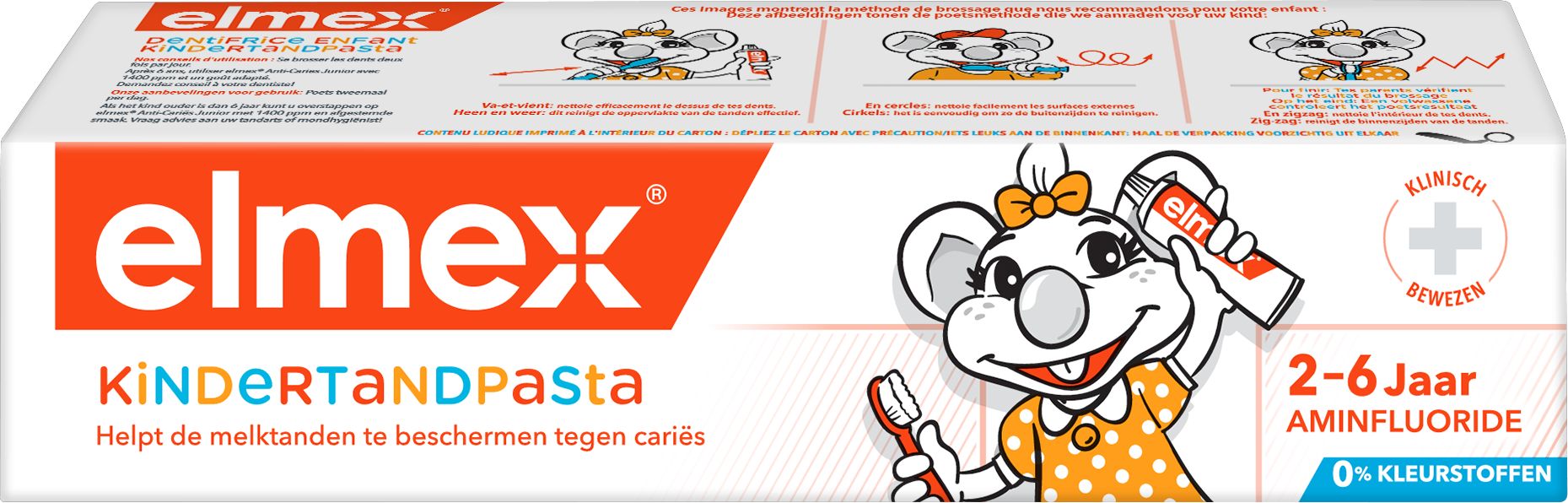 Elmex Tandpasta kinderen 75ml - Elmex