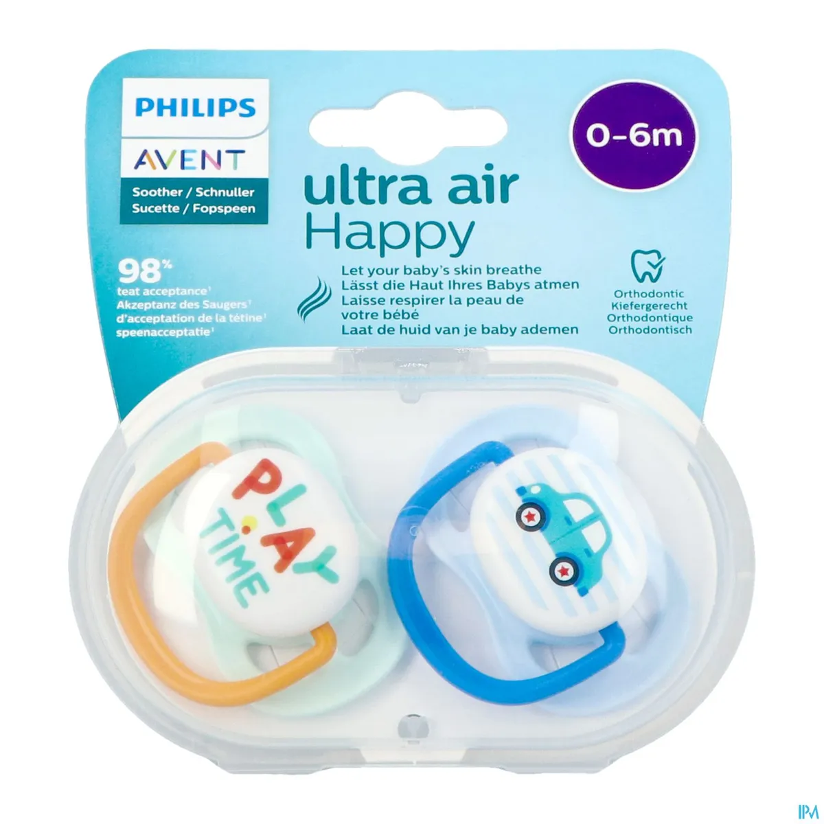 Philips Avent Fopspeen 0m+ 2 Stucks