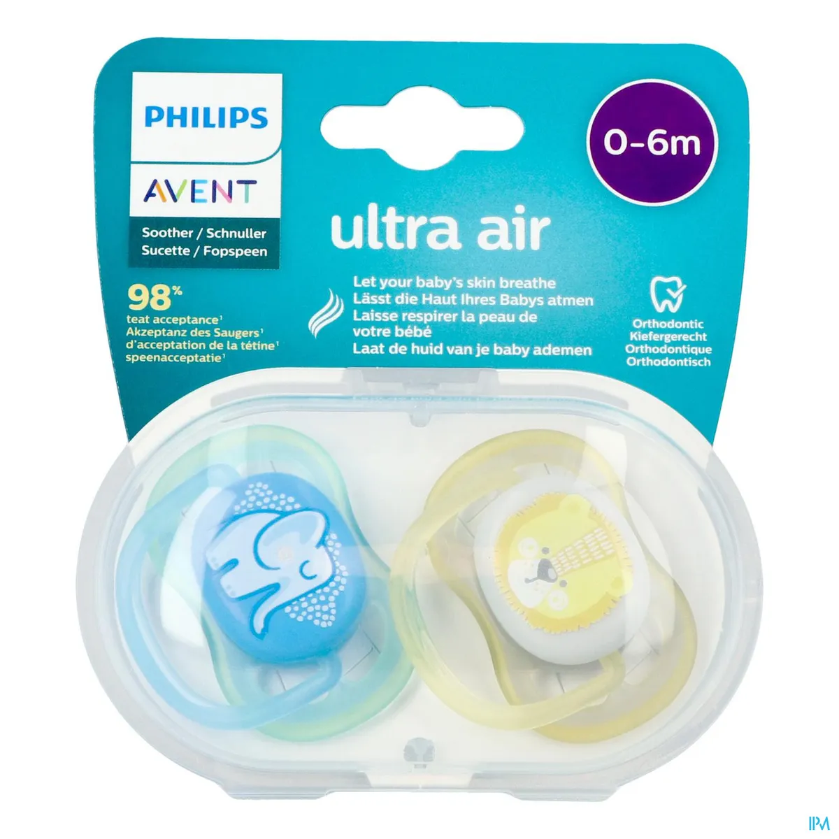 Philips Avent Fopspeen 0m+ Dieren 2 Stucks