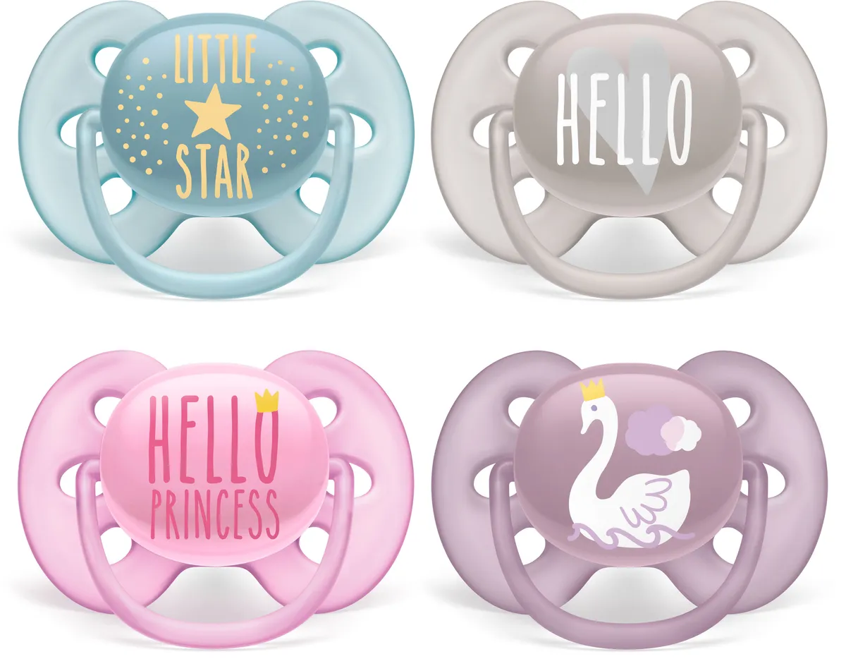 Philips Avent Sucette +6 Mois Soft Mix 2 Pièces