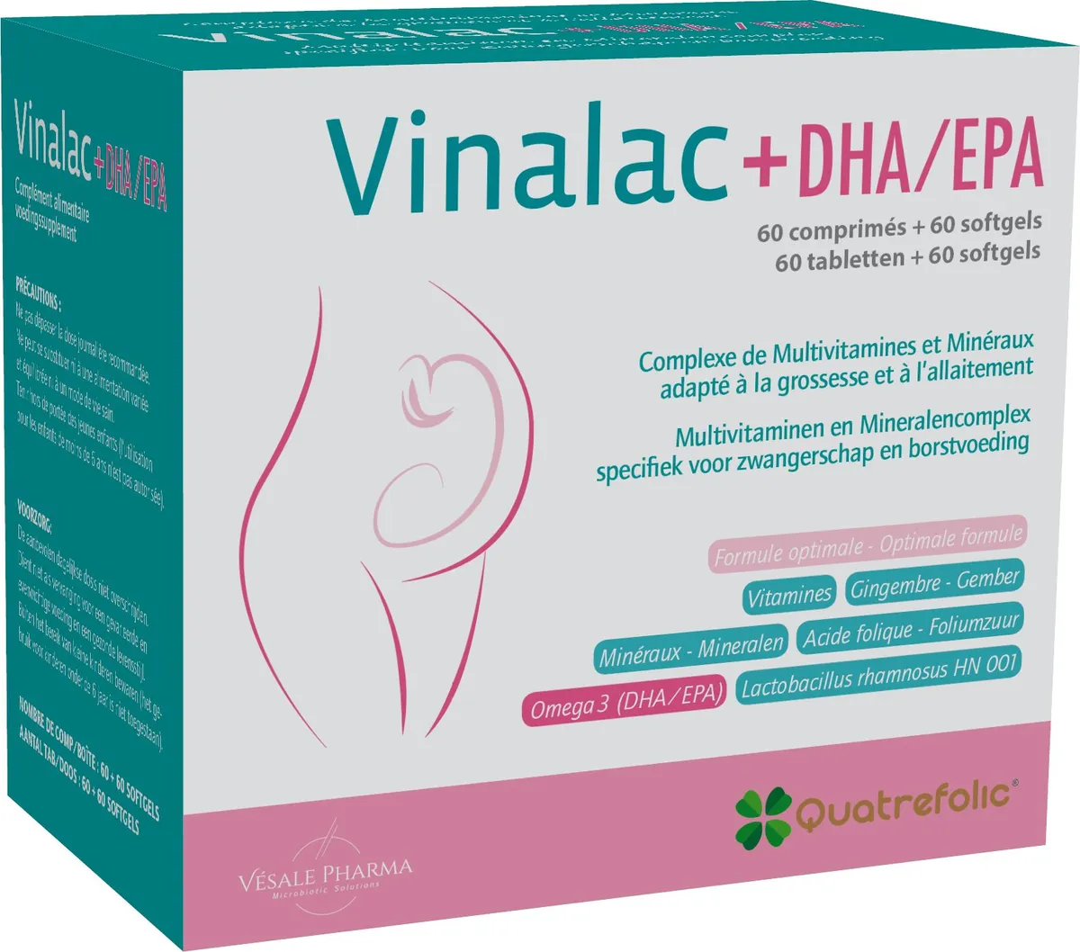 Vinalac Dha/epa 60 Tablettes + 60 Softgels
